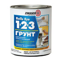 Универсальный адгезионный стирол-акриловый грунт Zinsser Bulls Eye 1-2-3 Primer