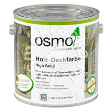Белая краска для окон и дверей OSMO 2104 Holz-Deckfarbe